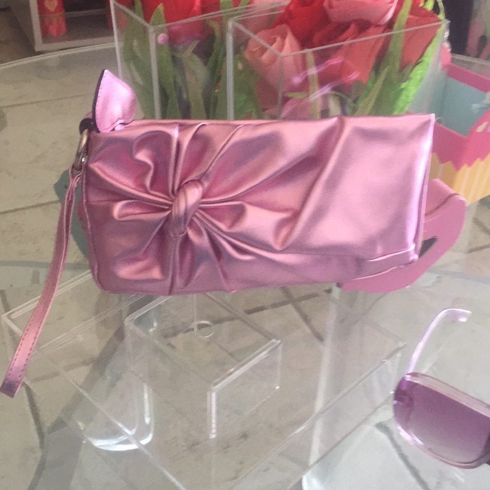 Pink clutch Handbag